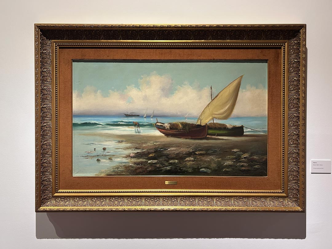 Ramon Martí Alsina. Exposició "Mirada Mediterrània" al Castell de Vila-seca